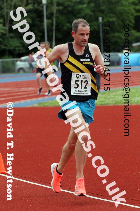 North Eastern 10000 metres, 2021 North Eastern Champs., Shildon. Photo: David T. Hewitson/Sports for All Pics